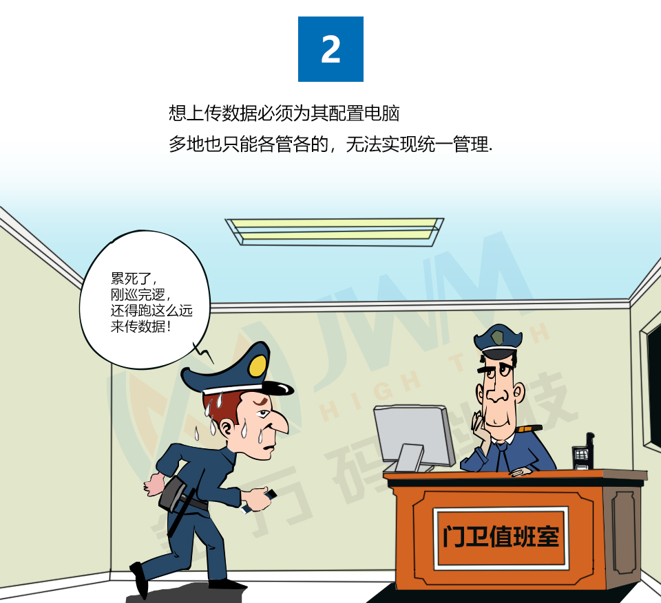 巡更棒上传数据